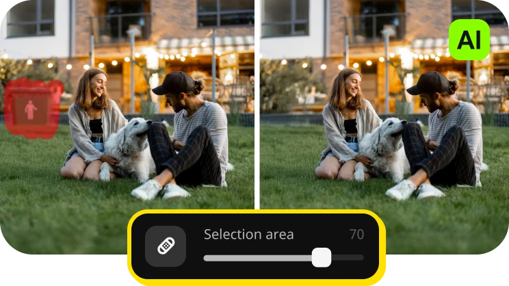 Precise object removal