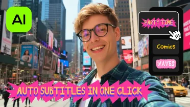 One-click automatic subtitles