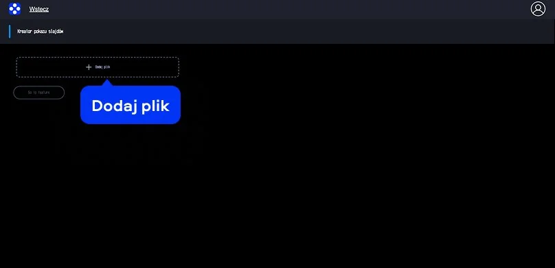 Step 1. Make a slideshow online.