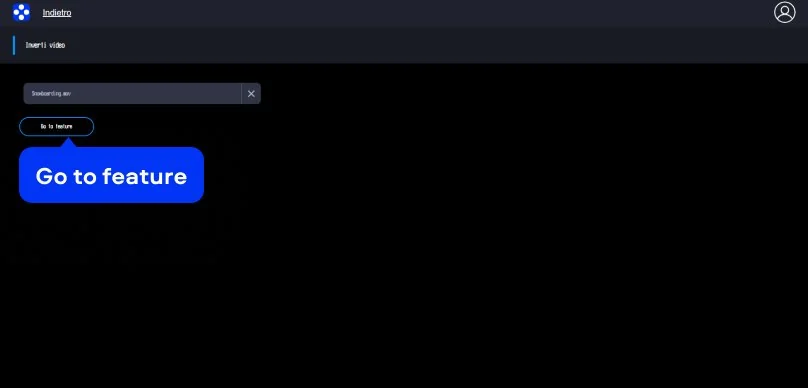 Step 2. Reverse video online