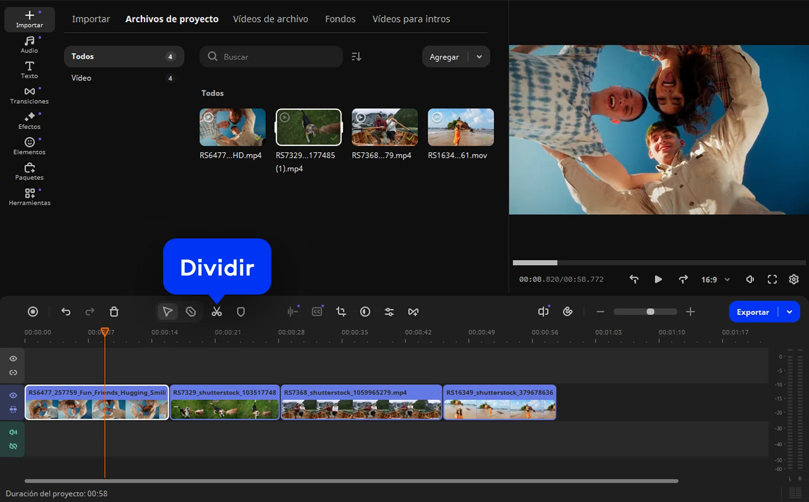 Step 3. Edit YouTube video on PC or Mac.