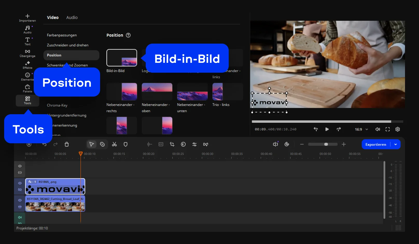 Step 2. Watermark video on PC or Mac.