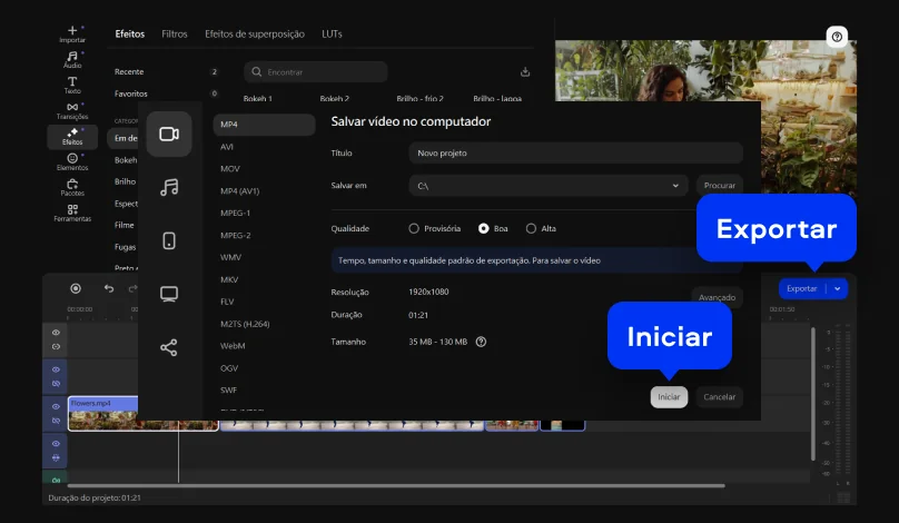 Step 5. Edit YouTube video on PC or Mac.