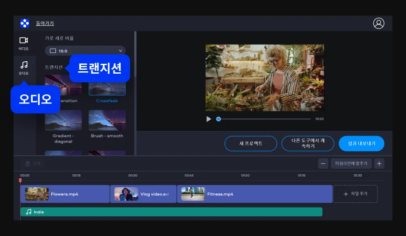 Step 2. Edit YouTube video online.