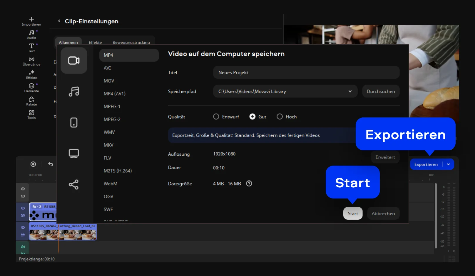 Step 3. Watermark video on PC or Mac.