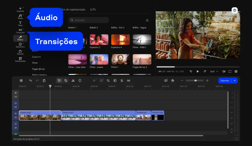 Step 4. Edit YouTube video on PC or Mac.