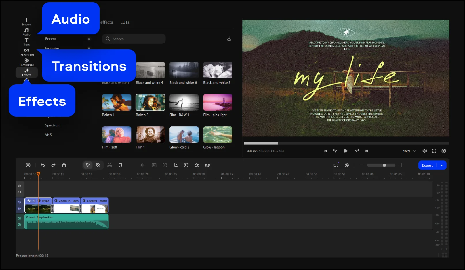 Video editing for beginners with Movavi Video Editor
