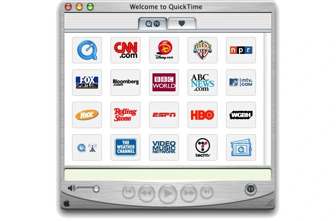 Apple's QuickTime MP4 Player