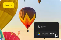 Teilen über Google Drive