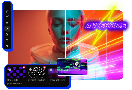 Tons of built-in effects and music 