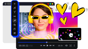 Vinn fler hjärtan med Movavi Video Editor 2024